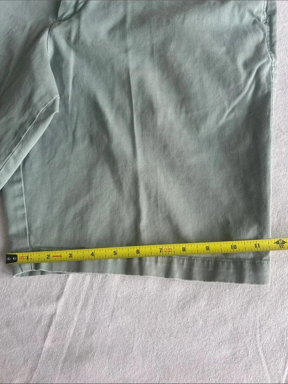 Banana Republic Mint Green Flat-Front Cotton Shorts (M-2)